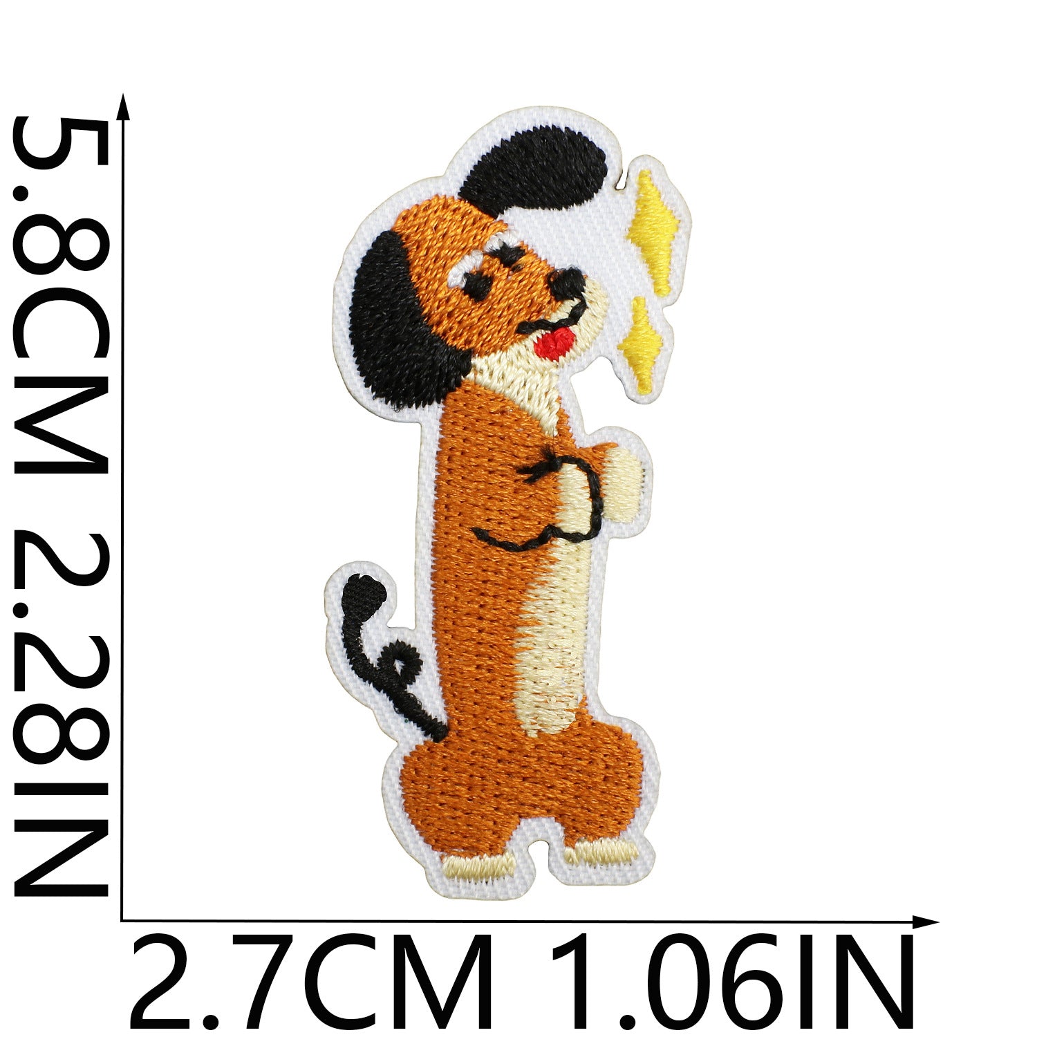 Dachshund Embroidered Patch