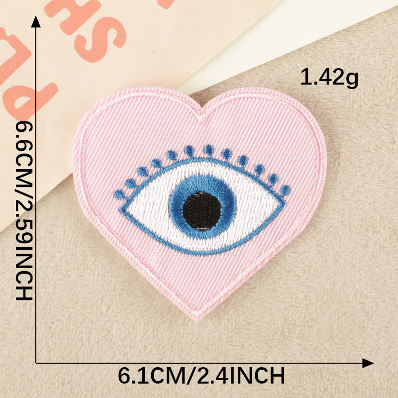 Cartoon Eye Embroidered Patch