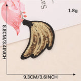 Sequin Fruit Embroidered Patch