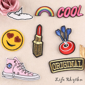 English Letter Embroidered Patch