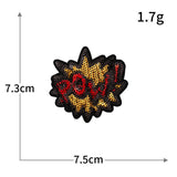 WOW YES NO Sequin Patch