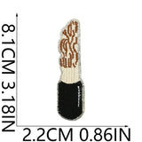 Lipstick Leopard Heart Patch