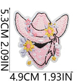 Western Cowboy Girl Patch
