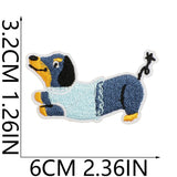 Dachshund Embroidered Patch