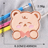 Self-Adhesive Teddy Bear Embroidered Patch