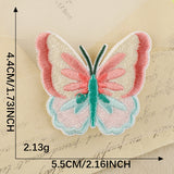 Self-Adhesive Butterfly Letter Embroidered Patch