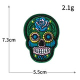 Day of the Dead Skull Patch