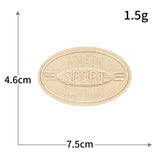 Letter Badge Embroidered Patch