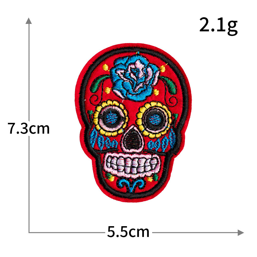 Day of the Dead Skull Patch