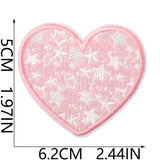 Heart Embroidered Patch