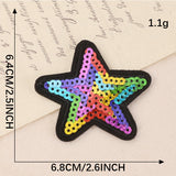 Sequin Rose Embroidered Patch