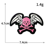 Gothic Music Note Skull Patch