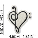 Music Note Embroidered Patch