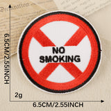 Round Warning Badge Patch