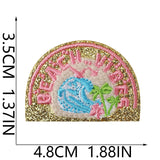 Summer Beach Chenille Patch