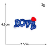 LOVE Heart Sequin Patch