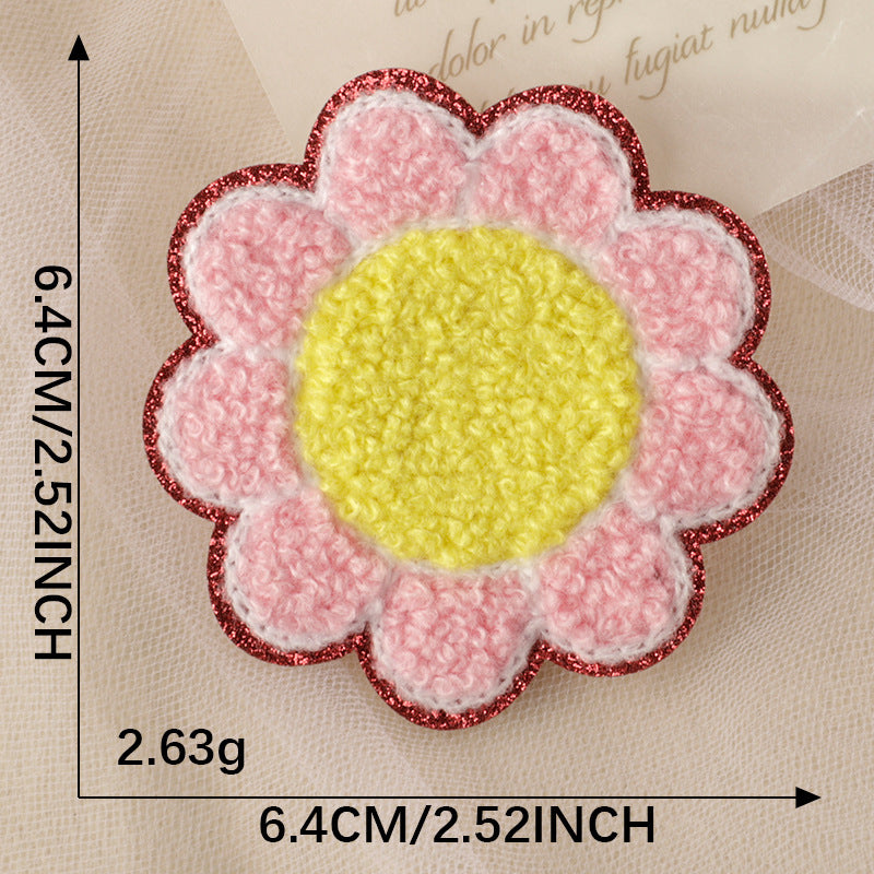 Floral Chenille Patch