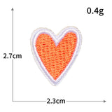 Smiley Heart Embroidered Patch
