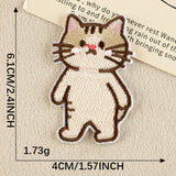 Self-Adhesive Cute Cat Embroidered Patch