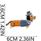 Dachshund Embroidered Patch
