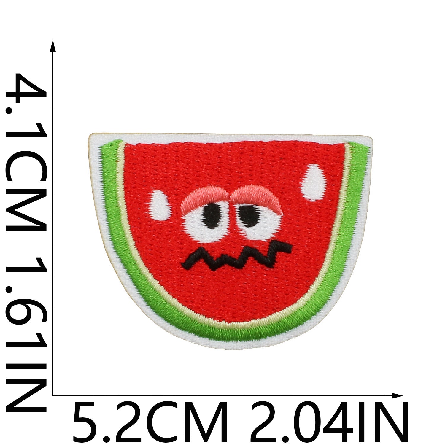 Orange Banana Embroidered Patch