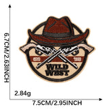 Round Badge Embroidered Patch