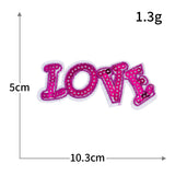 LOVE Heart Sequin Patch