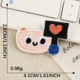 Self-Adhesive Kitten Embroidered Patch