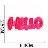 Pink Leopard Embroidered Patch