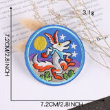 Round Character Embroidered Patch