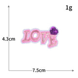 LOVE Heart Sequin Patch