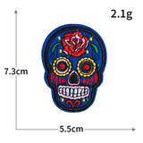 Day of the Dead Skull Patch