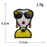 Sequin Crown Lipstick Perfume Patch