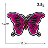 Sequin Butterfly Embroidered Patch