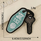 Cartoon English Embroidered Patch