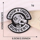 Self-Adhesive English Letter Embroidered Patch