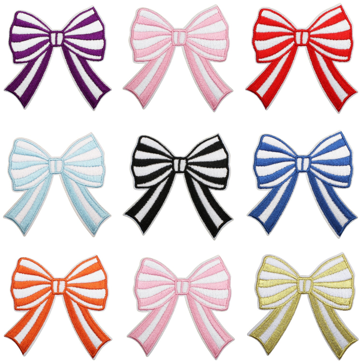 Bow Embroidered Patch