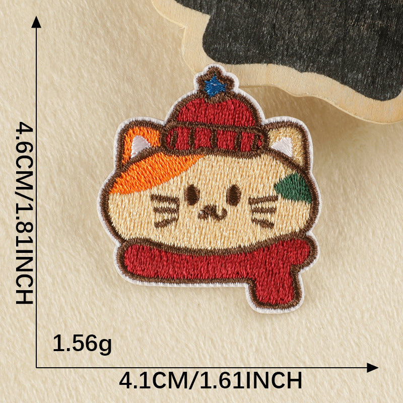 Self-Adhesive Red Panda Embroidered Patch