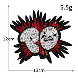 WOW YES NO Sequin Patch