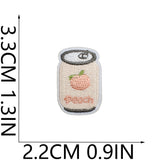 Mini Drink Cup Embroidered Patch