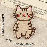 Self-Adhesive Cute Cat Embroidered Patch