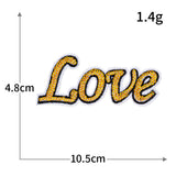 LOVE Heart Sequin Patch