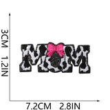 Pink Flame Cowboy Patch