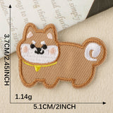 Self-Adhesive Dog Embroidered Patch