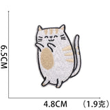 Cat Paw Embroidered Patch