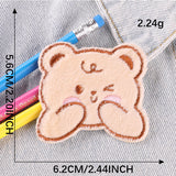 Self-Adhesive Teddy Bear Embroidered Patch