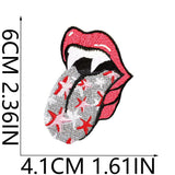 Pink Leopard Embroidered Patch