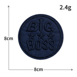 Letter Badge Embroidered Patch