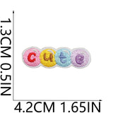 Mini Drink Cup Embroidered Patch