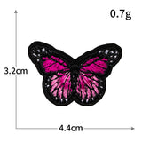 Mini Butterfly Bee Embroidered Patch
